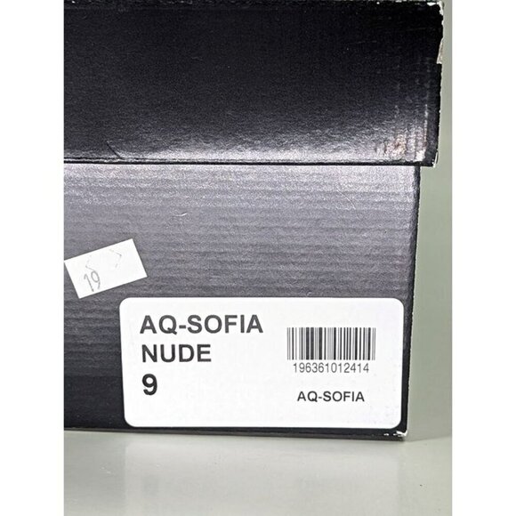 Aqua Women's Sofia Nude Woven Slide Sandals Size 9 (MSRP $108) - Picture 7 of 7